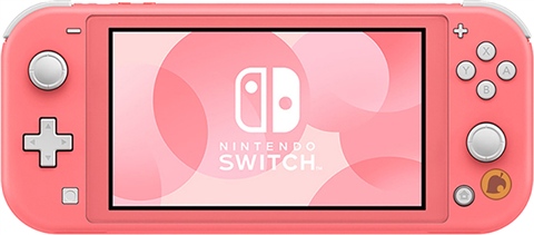 Switch Lite Console, 32GB Isabelle Aloha Coral Pink, (No DLC